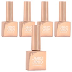 Jello Jello 完美基礎凝膠指甲油, 單一顏色, 5個, 10ml