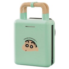 norns Like a Cork 蠟筆小新 熱壓三明治鬆餅機, 雙面加熱 600W功率, 3分鐘速熱, NCE-22004