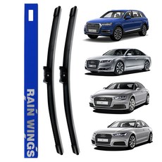 RAIN WINGS 奧迪 New A6 A7 A8 Q7 原廠型雨刷 前檔套組, 1組