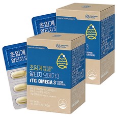 DAESANG Wellife 超臨界萃取rTG型Omega-3魚油膠囊 30.9g, 30顆, 2盒