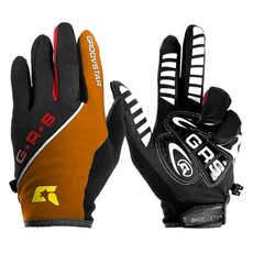 GROOVSTAR 騎士MTB冬季防寒觸控手套 雙手一組, 橘色, 1套