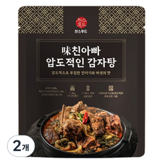 찬스푸드 미친아빠 압도적인 감자탕, 2개, 1.3kg