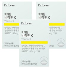 닥터린 인디안구스베리 유래 비타민C, 60정, 3개