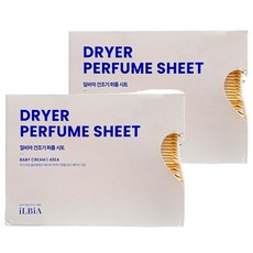 iLBiA 烘衣機專用香氛紙 嬰兒奶油香, 40張, 2盒