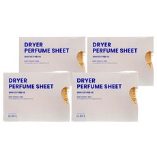 iLBiA 烘衣機專用香氛紙 嬰兒奶油香, 40張, 4盒