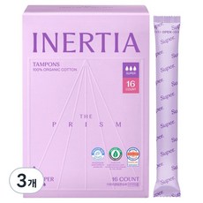 이너시아 더프리즘 탐폰, 3개, 16개입, 슈퍼