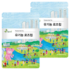 Areumdre 玫瑰果茶三角茶包, 25入, 2個, 1.1g