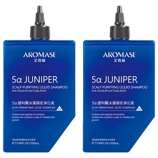 艾瑪絲 5α捷利爾冰湛頭皮淨化液 Set 清新薄荷 控油 蓬鬆 深層清潔毛孔 去角質, 500ml, 1組