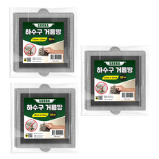 Skora 超強力浴室排水孔過濾網 方形 10p, 3個