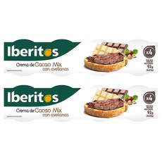 Iberitos 伊比利島 牛奶可可風味抹醬 Set 含榛果, 92g, 2組