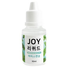 조이리퀴드 슬라임 향료 30ml, 1개, 아이스멘솔