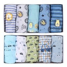 兒童系列 男童三角內褲 萊恩之星5件組 + 迷你汽車5件組