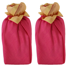 Salty Goseoim's Bojagi 包裝方形花粉色 Geumbi 3 年海鹽, 300g, 2個