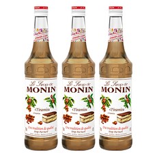 MONIN 莫寧 提拉米蘇風味糖漿, 700ml, 3瓶