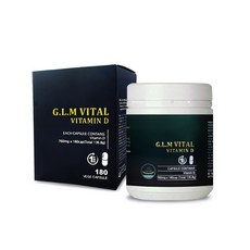 NATURE'S TOP GLM Vital 綠唇貽貝加維生素 D, 180片, 1瓶