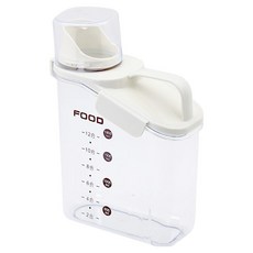 SHCJ 生活采家 透明手提密封儲物罐 2個 Set, 2000ml容量 PS+PP塑料 矽膠條, 26.5 x 4 x 26cm, 顏色隨機, 1組