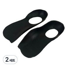 Yuja Market 足弓鞋墊 黑色, 2套