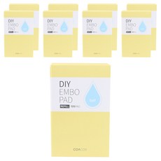 [비건라이프] 코아코스 DIY 엠보 패드 리필 6cm, 105개입, 9개