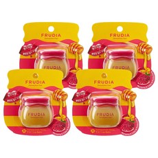 FRUDIA 確認過嘴唇 豐澤潤唇膏 蜂蜜石榴, 強化唇肌彈力與保濕, 10ml, 4個