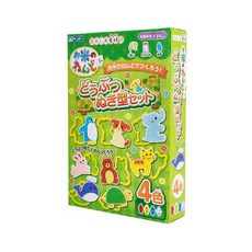GINCHO 銀鳥 米粘土4色 精裝版 動物壓模組 Set, 90g, 1組