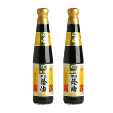 黑龍 春蘭級黑豆蔭油膏, 古法120天日曝, 不含防腐劑、味精、糖精、人工色素, 台灣製造, 400ml, 2瓶