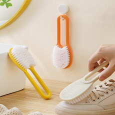 Oliwell 多功能鞋子洗滌刷 清潔刷 三色混合組, 2個, 橘色