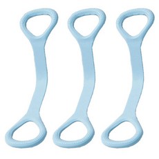 사비나 양손그립 스트레칭 텐션밴드, 블루, 3개