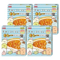 丸美屋 速食甘口咖哩 角落生物 豬肉 + 玉米 免加熱即食 方便美味, 160g, 4包