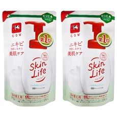COW STYLE 牛乳石鹼 Skin Life 滋卿愛 泡洗顏補充包, 140ml, 2包