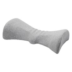 Savina 棉質放鬆睡眠脊椎腰枕, 淺灰色, 1個