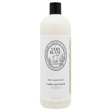 VERT BLANC 嬰兒衣物柔軟精 香草爽身粉香 溫和配方 柔軟、維持韌性 降低對皮膚的刺激, 1L, 1瓶