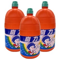 高力士 漂白水，漂白、殺菌、消毒、除臭, 4kg, 3桶