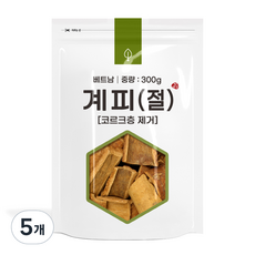 자연초 코르크층제거 계피 절, 300g, 5개