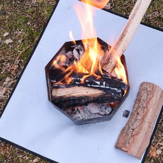 아이두젠 캠핑 세이프 매트 불멍 세이프티, 그레이