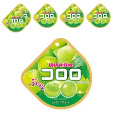 UHA 味覺糖 酷露露Q糖 白葡萄, 6個, 48g