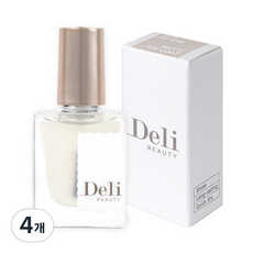 델리뷰티 루어 인 무드 소프트 매트 탑코트, 10ml, 4개, 투명