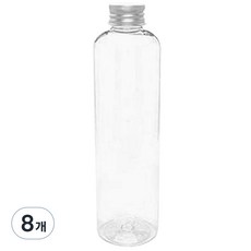 병도매닷컴 DT450 음료용기 알루미늄 실버캡, 450ml, 8개