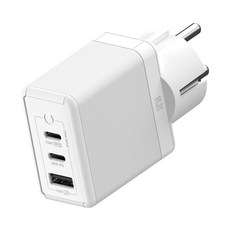 ARTMU USB PD 75W PPS GaN 接地多孔超高速充電器 GE320, 1個, 白色