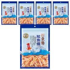 新東陽 魷魚條, 炭燒風味, 80g, 5包
