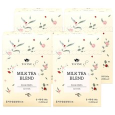 티바인 밀크티 블렌드 스틱, 20g, 12개입, 4개