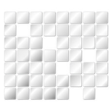 自由拼接方形壓克力鏡子 50入, 恩京