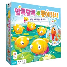 코리아보드게임즈 알록달록 붕어 낚시, 혼합색상, 1개