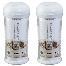 NAKAYA 日本調味粉瓶, 1組, 180ml, 白色 2個