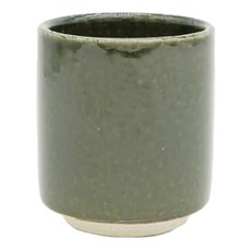 CHIPS Heuge 日式茶杯, 陶瓷, 日本製造, 7x高8cm, 200ml, 綠色, 1個