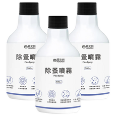 HUKUROU 福來朗 除蚤噴霧補充瓶 500ml, 3瓶