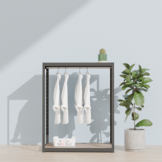 랙셈블 2단 1행거, 블랙