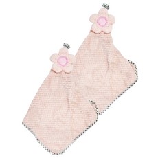 ROYALLIN 蘿林嚴選 超細纖維可掛式擦手巾 (絨毛) 尺寸:18*15.5cm, 材質:聚酯纖維, 1個, 2個