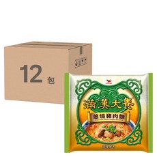 統一 滿漢大餐 蔥燒豬肉麵 193g, 12包