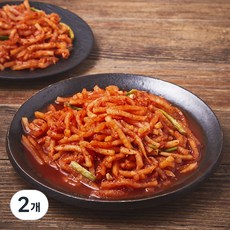 모산김치 갓담근 무 생채 김치, 2개, 2kg