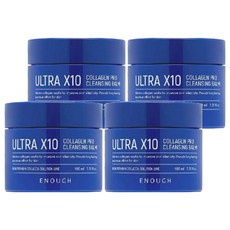 ENOUGH Ultra X10膠原蛋白專業潔顏棒, 100ml, 4個